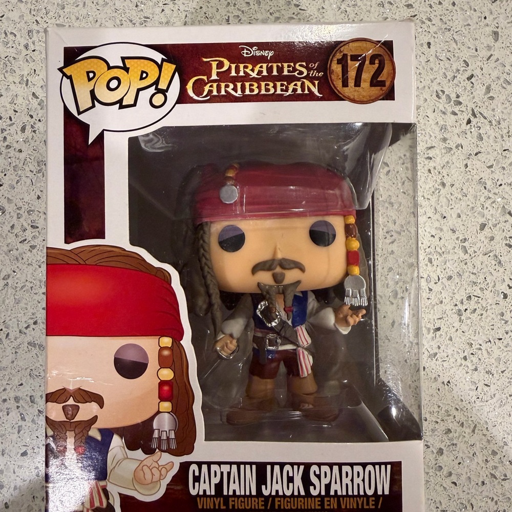 Funko Pop Captain Jack Sparrow 172 Hot Topic Exclusive